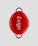 EXIGO® SUPER PRO LEATHER GYM DOUBLE END BALL - RED