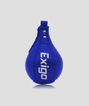 EXIGO® SUPER PRO LEATHER PEANUT SPEEDBALL - BLUE