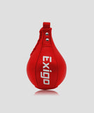 EXIGO® SUPER PRO LEATHER PEANUT SPEEDBALL - RED
