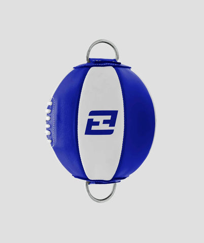 EXIGO® SUPER PRO LEATHER DOUBLE END BALL - BLUE/WHITE