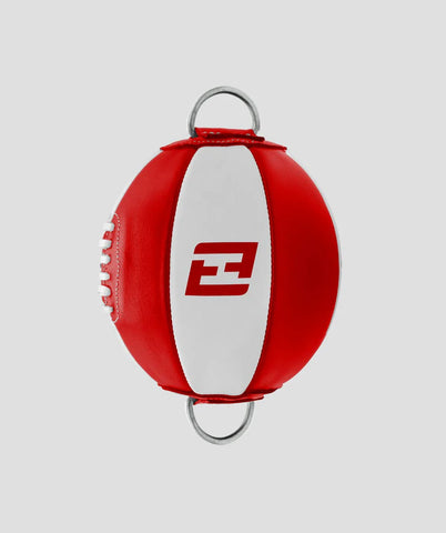 EXIGO® SUPER PRO LEATHER DOUBLE END BALL - RED/WHITE