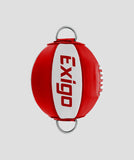 EXIGO® SUPER PRO LEATHER DOUBLE END BALL - RED/WHITE