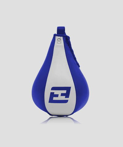 EXIGO ® SUPER PRO LEATHER SPEED BALL - BLUE/WHITE