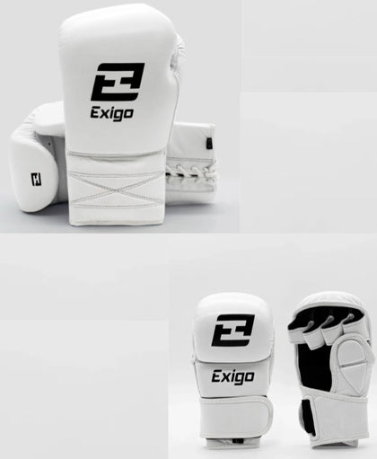 EXIGO STEALTH MMA SPARRING SET - WHITE