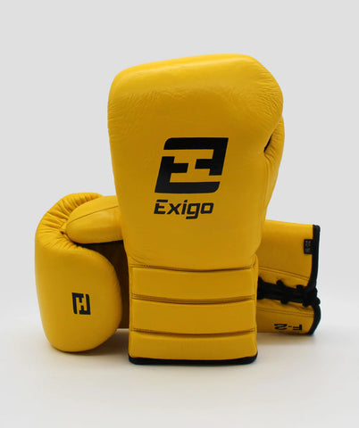 EXIGO® F2 FORTIS LEATHER SPARRING GLOVES - LACE UP