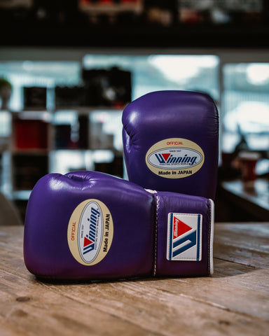 WINNING MS PRO FIGHT GLOVES-PURPLE