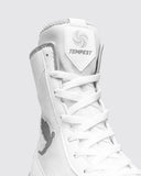 FLY TEMPEST BOXING BOOTS- WHITE/SILVER