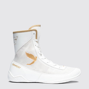 FLY TEMPEST BOXING BOOTS-WHITE/GOLD