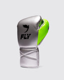 FLY SUPERLACE PRO X 2 GLOVES-SILVER/NEON