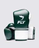 FLY SUPERLOOP PRO X2 STRAP SPARRING GLOVES - PINE GREEN/WHITE