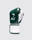 FLY SUPERLOOP PRO X2 STRAP SPARRING GLOVES - PINE GREEN/WHITE