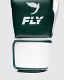 FLY SUPERLOOP PRO X2 STRAP SPARRING GLOVES - PINE GREEN/WHITE