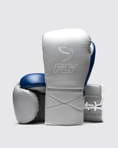 FLY SUPERLACE PRO X 2 GLOVES-GREY/SPACE BLUE