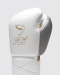 FLY SUPERLACE PRO X 2 GLOVES-WHITE/GREY/GOLD