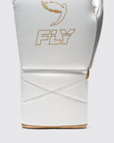 FLY SUPER X2 LACE UP SPARRING SET - WHITE/GOLD