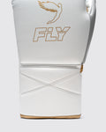 FLY SUPERLACE PRO X 2 GLOVES-WHITE/GREY/GOLD