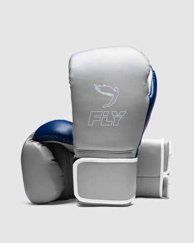 FLY SUPERLOOP PRO X 2 GLOVES-GREY/SPACE BLUE