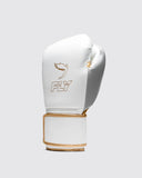 FLY SUPER X2 HOOK AND LOOP SPARRING SET - WHITE/GREY/GOLD
