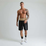 CUSTOM MADE KIDS CONTRAST WAISTBAND CLASSIC SATIN BOXING SHORTS