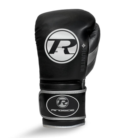RINGSIDE HUNTER SERIES STRAP BOXING GLOVE -BLACK