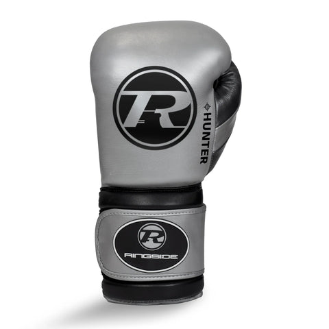 RINGSIDE HUNTER SERIES STRAP BOXING GLOVE -SILVER