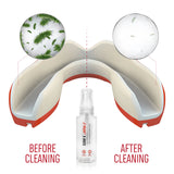 SAFEJAWZ MOUTHGUARD DISINFECTANT SPRAY. MINT FLAVOURED, ANTI-MICROBIAL GUM SHIELD CLEANER. 50ML.