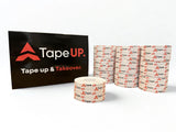 TAPE UP 3.8CM x 13M SINGLE ROLL WHITE ZINC OXIDE TAPE
