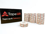 TAPE UP 2.5CM x 13M SINGLE ROLL WHITE ZINC OXIDE TAPE