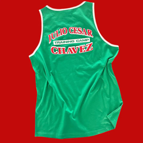 KRONK JULIO CESAR CHAVEZ TRAINING CAMP REGULAR FIT COTTON VEST-GREEN