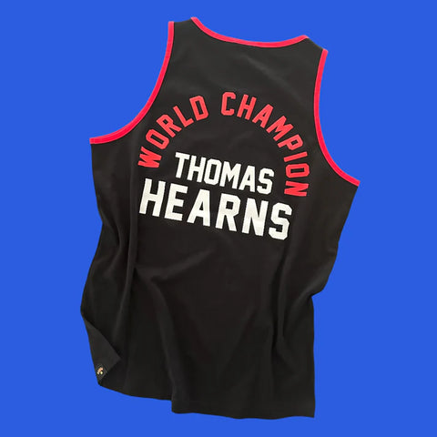 KRONK WORLD CHAMPION THOMAS HEARNS COTTON VEST-BLACK