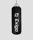 EXIGO® SUPER PRO 4FT 60KG JUMBO LEATHER PUNCH BAG - BLACK
