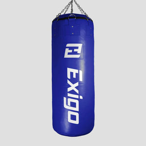 EXIGO® SUPER PRO 4FT 60KG JUMBO LEATHER PUNCH BAG - BLUE