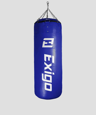 EXIGO® SUPER PRO 4FT 60KG JUMBO LEATHER PUNCH BAG - BLUE