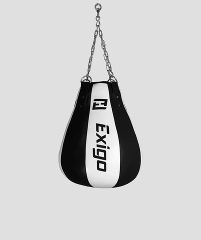 EXIGO® SUPER PRO 25KG LEATHER MAIZE BAG - BLACK/WHITE