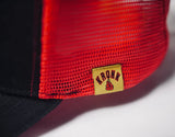 KRONK WAR TRUCKER CAP-BLACK/RED