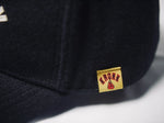 KRONK COLLEGIATE FELT CAP-BLACK