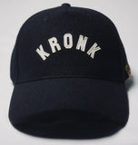 KRONK COLLEGIATE FELT CAP-BLACK