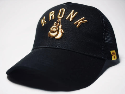 KRONK OLYMPIC TRUCKER CAP BLACK/GOLD