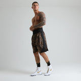 CUSTOM PRINCE NASEEM STYLE LEOPARD PRINT BOXING SHORTS