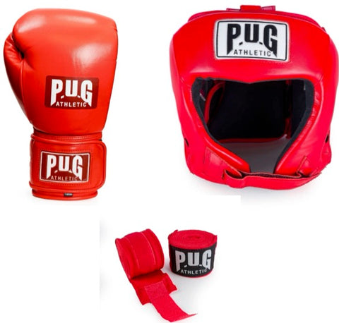 PUG ATHLETIC ALLIANCE APPROVED AMATEUR COMPETITION SET - RED