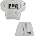 PUG ATHLETIC JUMPER & SHORTS SET - GREY