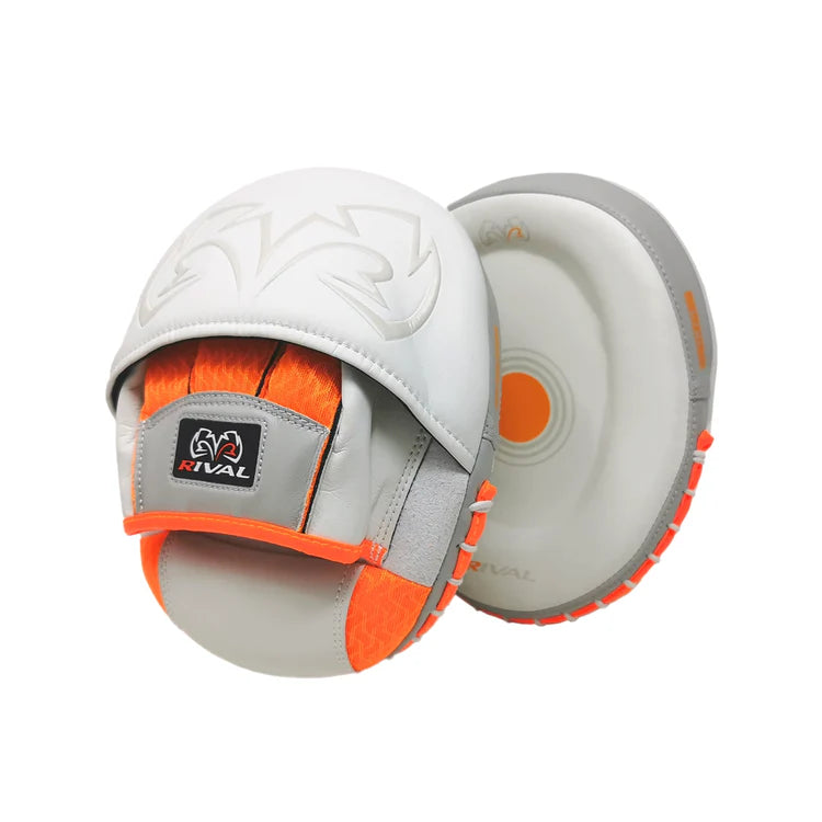 RIVAL Pugilismo Power Paddles Mitts - Coppia Di Pattini Per Allenamento In Pelle Premium - Manici Morbidi E Rinforzo PVC - 4