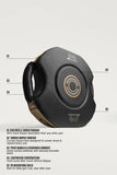 RIVAL-RPS100 PROFESSIONAL PUNCH SHIELD-BLACK/GOLD