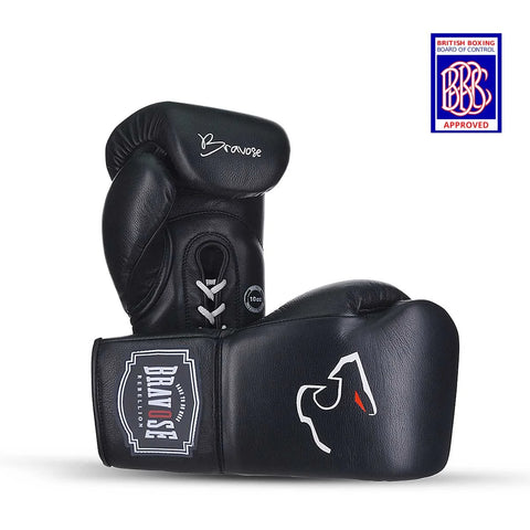 BRAVOSE REBELLION PROFESSIONAL FIGHT GLOVES-BLACK
