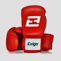 EXIGO® CONTENDER SPARRING BOXING GLOVES - STRAP - RED