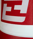 EXIGO® SUPER PRO 4FT 40KG LEATHER PUNCH BAG - RED/WHITE