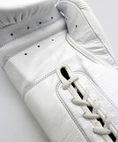 EXIGO® S2 STEALTH LEATHER LACE UP SPARRING GLOVES - WHITE