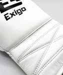 EXIGO® S2 STEALTH LEATHER LACE UP SPARRING GLOVES - WHITE