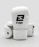 EXIGO® S2 STEALTH LEATHER STRAP SPARRING GLOVES - WHITE