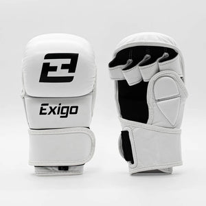 EXIGO® S5 STEALTH 7oz MMA SPARRING GLOVES - WHITE